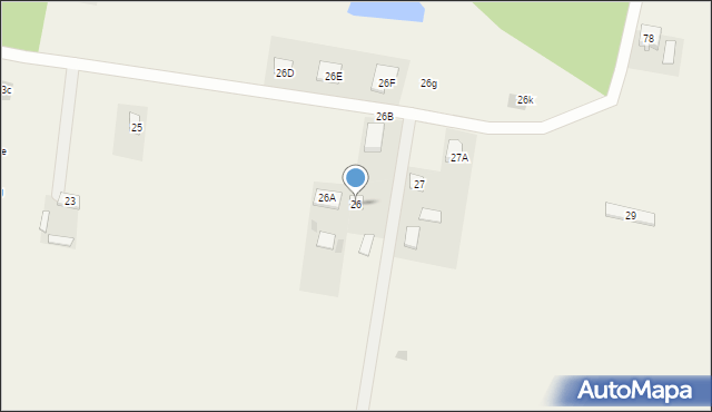 Wojtówka, Wojtówka, 26, mapa Wojtówka