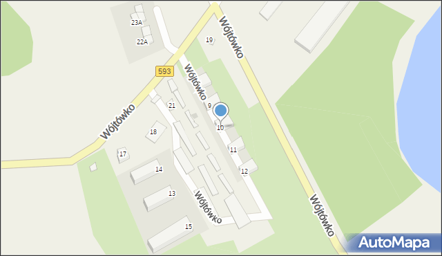 Wójtówko, Wójtówko, 10, mapa Wójtówko