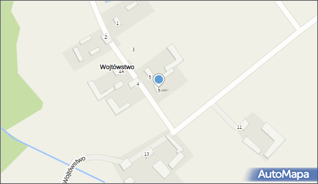 Wojtówstwo, Wojtówstwo, 7, mapa Wojtówstwo