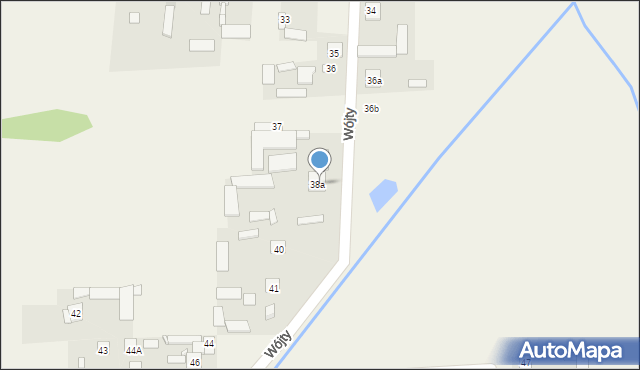 Wójty, Wójty, 39, mapa Wójty