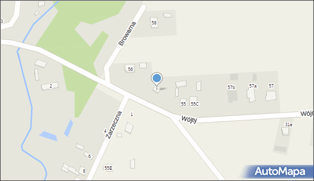 Wójty, Wójty, 55b, mapa Wójty