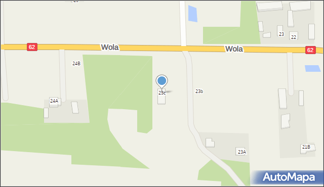 Wola, Wola, 23c, mapa Wola