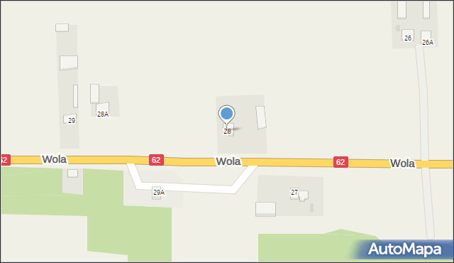 Wola, Wola, 28, mapa Wola