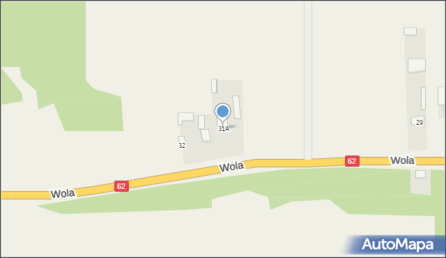 Wola, Wola, 31A, mapa Wola