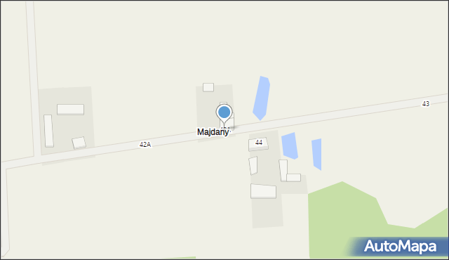 Wola, Wola, 43A, mapa Wola