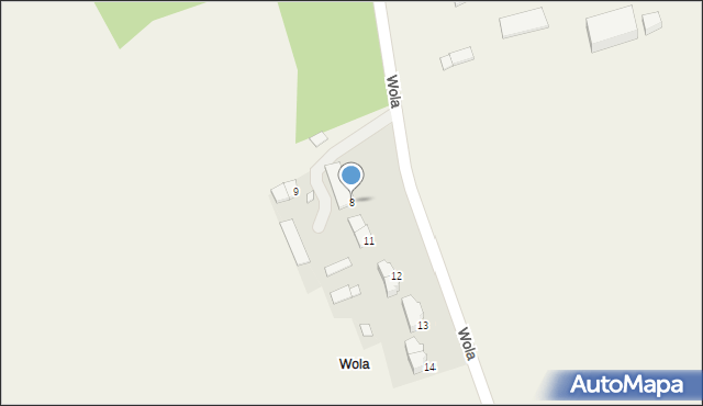 Wola, Wola, 8, mapa Wola