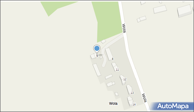 Wola, Wola, 9, mapa Wola