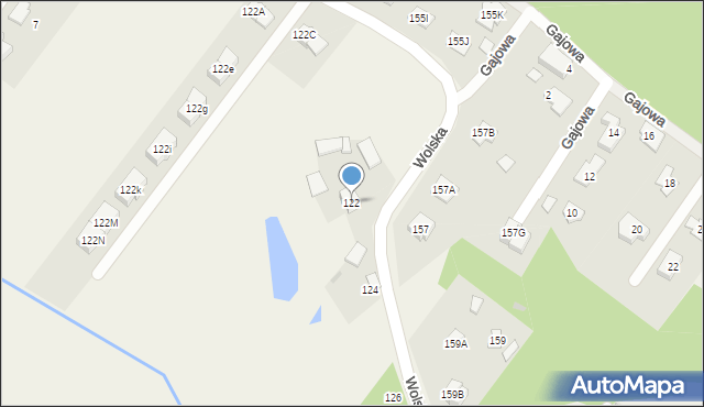 Wola Aleksandra, Wolska, 122, mapa Wola Aleksandra