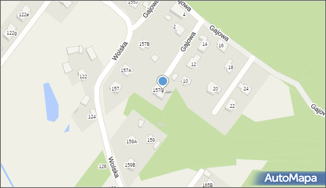 Wola Aleksandra, Wolska, 157H, mapa Wola Aleksandra