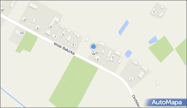 Wola Bałucka, Wola Bałucka, 4a, mapa Wola Bałucka