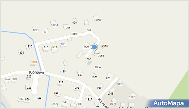 Wola Batorska, Wola Batorska, 1059, mapa Wola Batorska