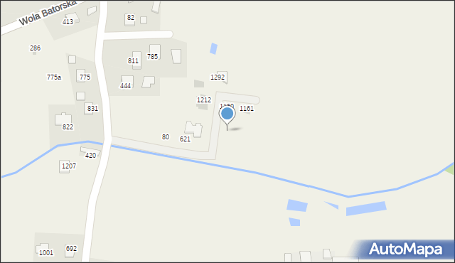 Wola Batorska, Wola Batorska, 1322, mapa Wola Batorska