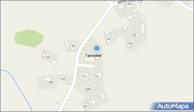 Wola Batorska, Wola Batorska, 213, mapa Wola Batorska