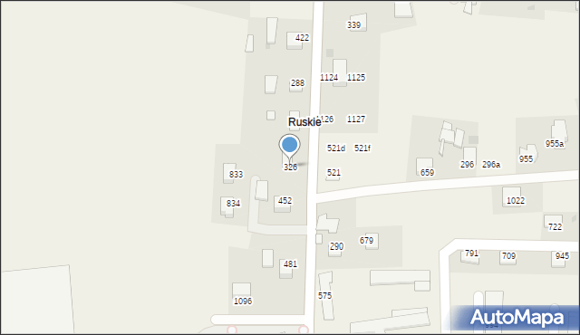 Wola Batorska, Wola Batorska, 326, mapa Wola Batorska