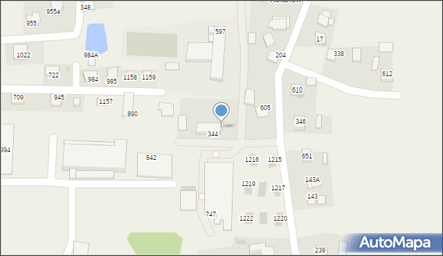 Wola Batorska, Wola Batorska, 344B, mapa Wola Batorska