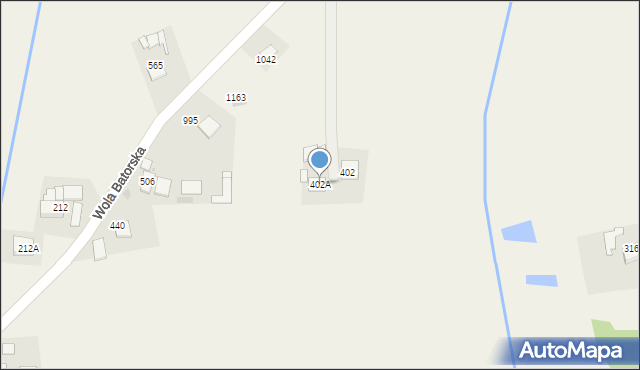 Wola Batorska, Wola Batorska, 402A, mapa Wola Batorska
