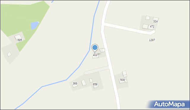 Wola Batorska, Wola Batorska, 411, mapa Wola Batorska