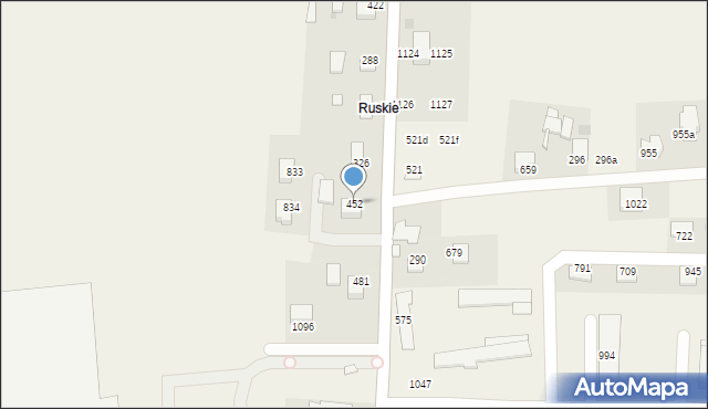 Wola Batorska, Wola Batorska, 452, mapa Wola Batorska