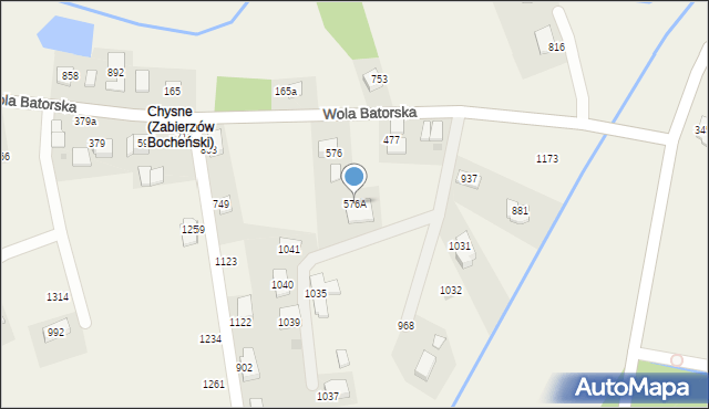 Wola Batorska, Wola Batorska, 576A, mapa Wola Batorska