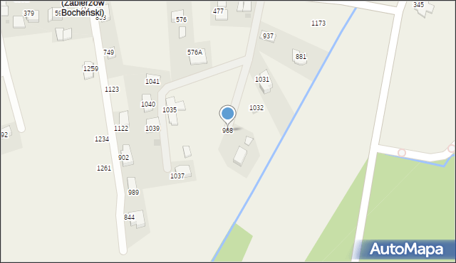 Wola Batorska, Wola Batorska, 968, mapa Wola Batorska