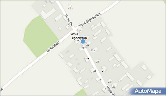 Wola Błędowska, Wola Błędowska, 29, mapa Wola Błędowska