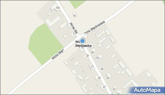 Wola Błędowska, Wola Błędowska, 30, mapa Wola Błędowska