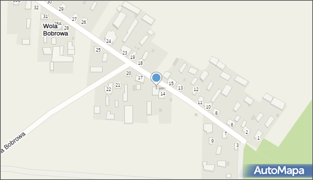 Wola Bobrowa, Wola Bobrowa, 16, mapa Wola Bobrowa