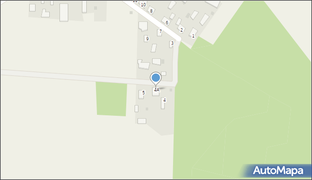 Wola Bobrowa, Wola Bobrowa, 4A, mapa Wola Bobrowa