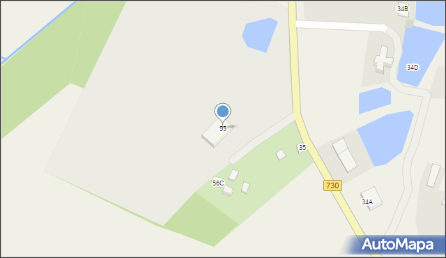 Wola Boglewska, Wola Boglewska, 55, mapa Wola Boglewska