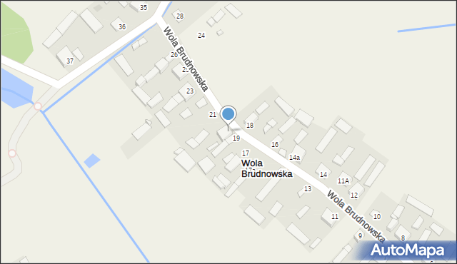 Wola Brudnowska, Wola Brudnowska, 20, mapa Wola Brudnowska