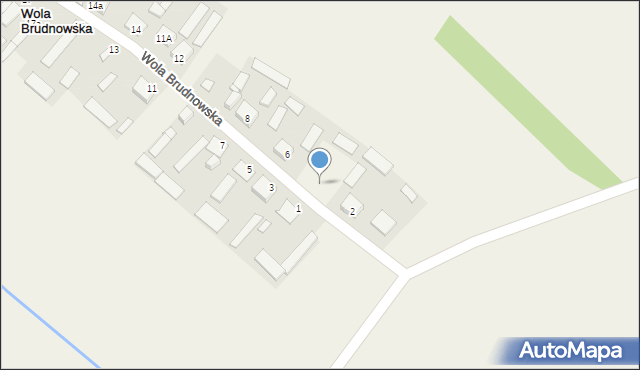 Wola Brudnowska, Wola Brudnowska, 4, mapa Wola Brudnowska
