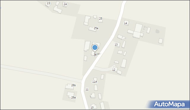 Wola Buchowska, Wola Buchowska, 26, mapa Wola Buchowska