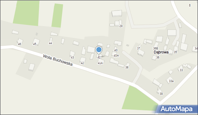 Wola Buchowska, Wola Buchowska, 41, mapa Wola Buchowska