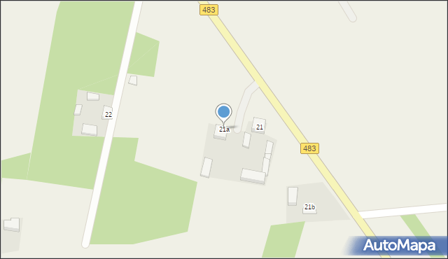 Wola Buczkowska, Wola Buczkowska, 21a, mapa Wola Buczkowska