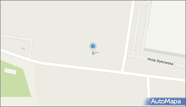 Wola Bykowska, Wola Bykowska, 38, mapa Wola Bykowska