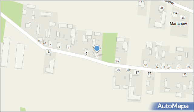 Wola Bystrzycka, Wola Bystrzycka, 1, mapa Wola Bystrzycka
