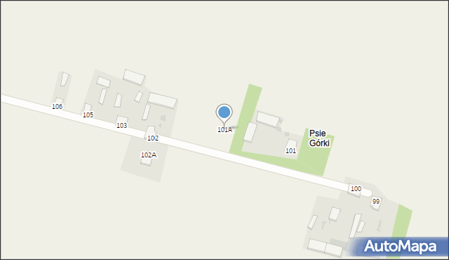 Wola Bystrzycka, Wola Bystrzycka, 101A, mapa Wola Bystrzycka