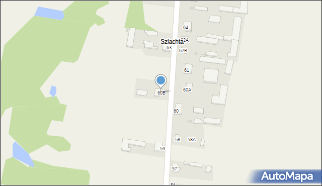 Wola Bystrzycka, Wola Bystrzycka, 60B, mapa Wola Bystrzycka