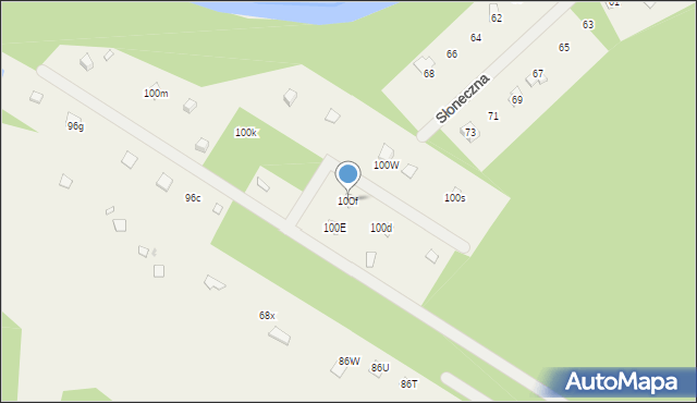 Wola Chodkowska, Wola Chodkowska, 100f, mapa Wola Chodkowska