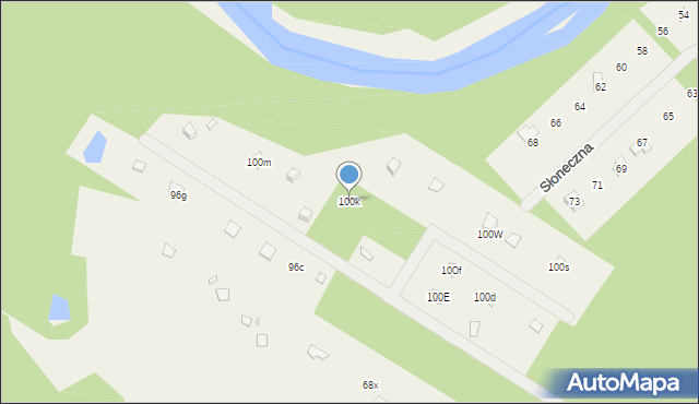 Wola Chodkowska, Wola Chodkowska, 100k, mapa Wola Chodkowska