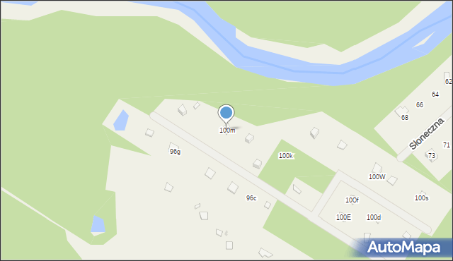 Wola Chodkowska, Wola Chodkowska, 100m, mapa Wola Chodkowska