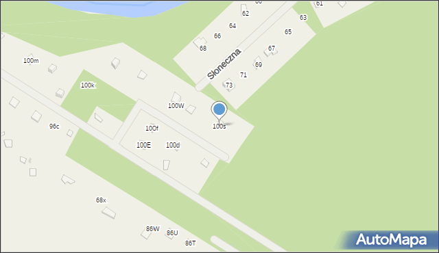 Wola Chodkowska, Wola Chodkowska, 100s, mapa Wola Chodkowska