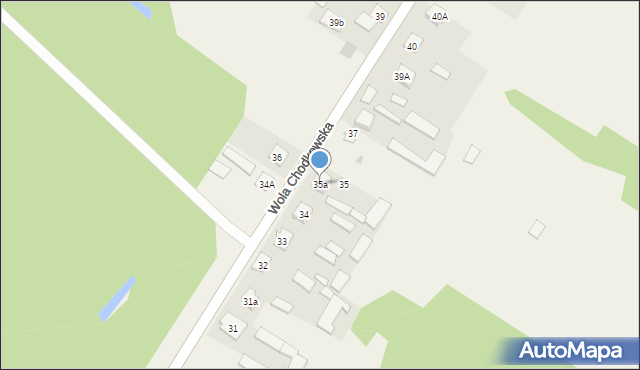 Wola Chodkowska, Wola Chodkowska, 35a, mapa Wola Chodkowska