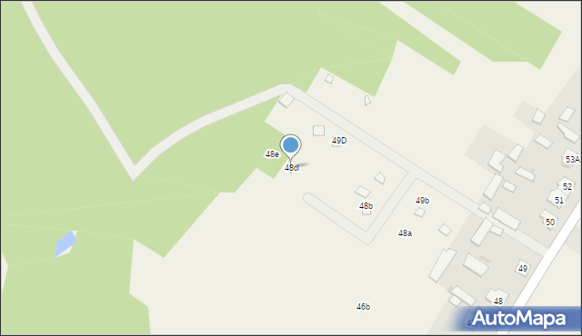 Wola Chodkowska, Wola Chodkowska, 48d, mapa Wola Chodkowska