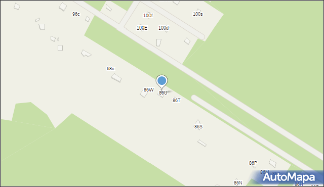 Wola Chodkowska, Wola Chodkowska, 86U, mapa Wola Chodkowska