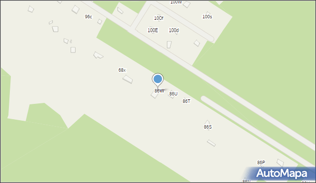 Wola Chodkowska, Wola Chodkowska, 86W, mapa Wola Chodkowska