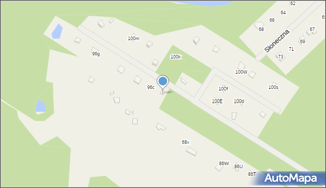 Wola Chodkowska, Wola Chodkowska, 96b, mapa Wola Chodkowska