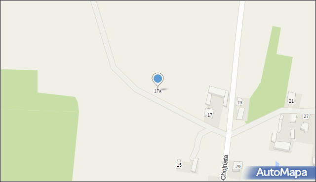 Wola-Chojnata, Wola-Chojnata, 17a, mapa Wola-Chojnata