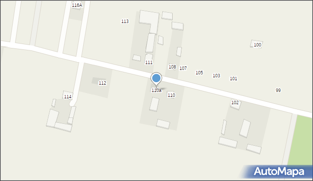 Wola Chomejowa, Wola Chomejowa, 110a, mapa Wola Chomejowa