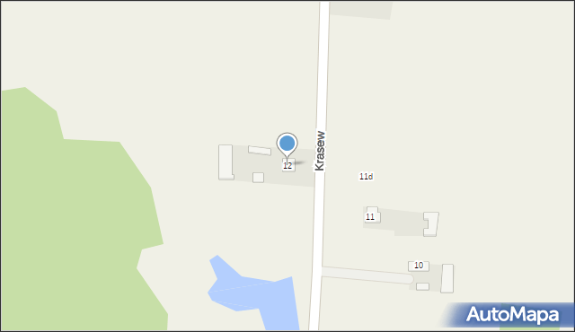 Wola Chomejowa, Wola Chomejowa, 12, mapa Wola Chomejowa